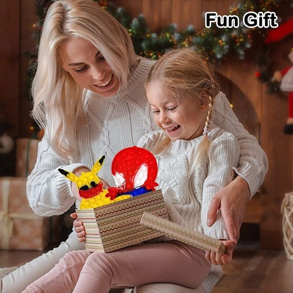New Pokemon and Spiderman Pop It Fidget Sensory Toys​ - Picture 5 of 8